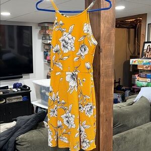 Floral Yellow Sundress